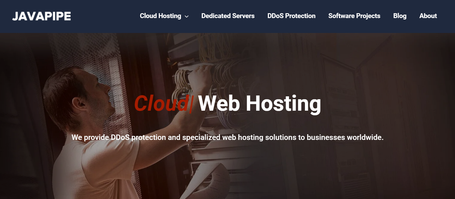 JavaPipe Cloud Hosting & DDoS Protection Expert