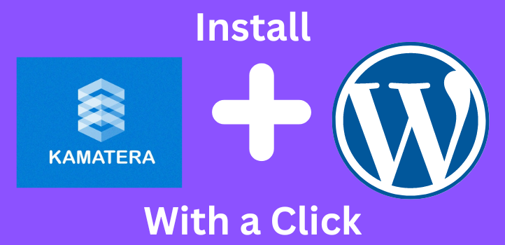 install WordPress on Kamatera