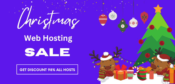 Christmas web hosting offer