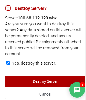Destroy Server