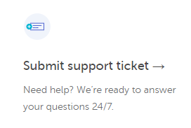 submit support ticket