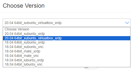 choose linux versions