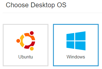 choose windows desktop