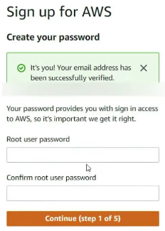 root password